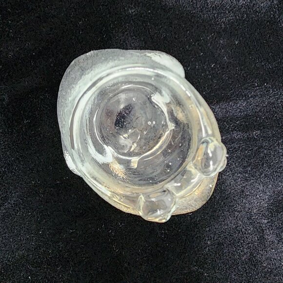 Textured Glass Frog Votive Candle Holder Carolina Critters 3.5" VTG - Picture 8 of 8